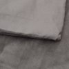 Szürke szövet súlyozott takaró huzattal 135 x 200 cm 10 kg