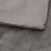 Szürke szövet súlyozott takaró huzattal 200 x 220 cm 13 kg