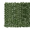 Sötétzöld leveles erkélyparaván 500 x 150 cm