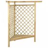 Impregnált fenyőfa sarokpergola paddal 166 x 81 x 174 cm  