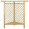 Impregnált fenyőfa sarokpergola paddal 166 x 81 x 174 cm  