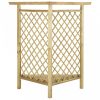 Impregnált fenyőfa sarokpergola paddal 166 x 81 x 174 cm  