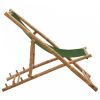 Zöld bambusz és vászon nyugágy