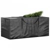 Fekete polietilén karácsonyfa-tároló táska 150x75x75 cm