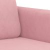 2 részes rózsaszín bársony ülőgarnitúra