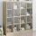 Sonoma-tölgy szerelt fa könyvespolc ajtókkal 136x37x142 cm