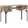 Tömör újrahasznosított fa íróasztal 118 x 48 x 75 cm