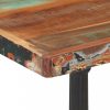 Tömör újrahasznosított fa bisztróasztal 60 x 60 x 76 cm