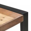 Paliszander felületű tömör fa étkezőasztal 200 x 100 x 75 cm