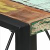 Tömör újrahasznosított fa étkezőasztal 80 x 80 x 75 cm