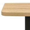 Tölgyfa színű bisztróasztal 70 x 70 x 107 cm