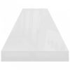 Magasfényű fehér mdf fali polc 120 x 23,5 x 3,8 cm