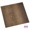 55 db barna öntapadó PVC padlólap 5,11 m²