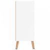Fehér-sonoma színű forgácslap tálalószekrény 60 x 30 x 72 cm