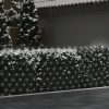 Kültéri hálós hideg fehér karácsonyi világítás 204 LED 3 x 2 m
