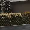 Kültéri hálós meleg fehér karácsonyi világítás 306 LED 3 x 3 m