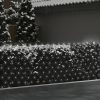 Kültéri hálós hideg fehér karácsonyi világítás 306 LED 3 x 3 m