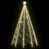Karácsonyfa-fényfüzér 400 hideg fehér LED-del 400 cm