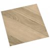 20 db barna csíkos öntapadó PVC padlólap 1,86 m²