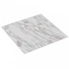 20 db fehér márvány mintás öntapadó PVC padlólap 1,86 m²