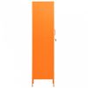 Narancssárga acél zárható szekrény 35 x 46 x 180 cm 