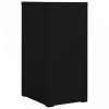 Fekete acél irattartó szekrény 46 x 62 x 102,5 cm