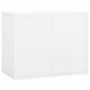 Fehér acél irattartó szekrény 90 x 46 x 72,5 cm
