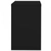 Fekete acél irattartó szekrény 90 x 46 x 72,5 cm
