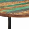Tömör újrahasznosított fa étkezőasztal 110 x 75 cm