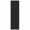 Fekete acél irattartó szekrény 90x40x140 cm