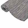Barna-fekete lapos szövésű kültéri szőnyeg 80 x 150 cm