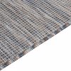 Barna-fekete lapos szövésű kültéri szőnyeg 200 x 280 cm