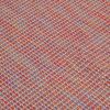 Piros lapos szövésű kültéri szőnyeg 100 x 200 cm