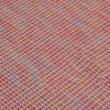 Piros lapos szövésű kültéri szőnyeg 120 x 170 cm