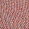 Piros lapos szövésű kültéri szőnyeg 200 x 280 cm