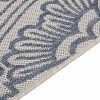Kék mintás lapos szövésű kültéri szőnyeg 100 x 200 cm