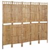 5 paneles bambusz paraván 200 x 180 cm