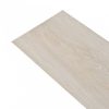 Klasszikus fehér tölgy öntapadó PVC padlóburkolók 2,51 m² 2 mm