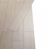 Klasszikus fehér tölgy öntapadó PVC padlóburkolók 2,51 m² 2 mm