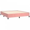 Rózsaszín bársony ágykeret 160x200 cm