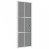 Fehér esg üveg és alumínium beltéri ajtó 76 x 201,5 cm