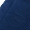 Kék szövet súlyozott takaró 120 x 180 cm 5 kg