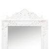 Fehér szabadon álló tükör 45x180 cm