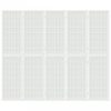 5 paneles fehér japán stílusú összecsukható paraván 200x170 cm