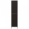 Fekete 3 paneles vízijácint térelválasztó 122x180 cm