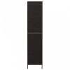 Fekete 4 paneles vízijácint térelválasztó 163x180 cm
