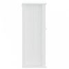 BERG fehér tömör fenyőfa fürdőszobai faliszekrény 40x27x71,5 cm