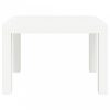 Fehér PP kerti asztal 59 x 47 x 40 cm