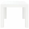 Fehér PP kerti asztal 59 x 47 x 40 cm