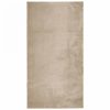 HUARTE homokszínű rövid szálú puha és mosható szőnyeg 60x110 cm